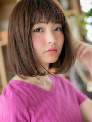 ナチュラル可愛い♪シルキーストレート