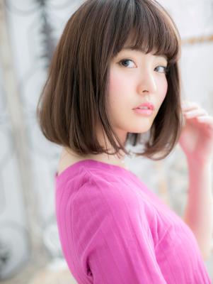 ナチュラル可愛い♪シルキーストレート
