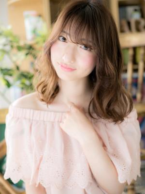 ナチュラル・色っぽ・セミディ