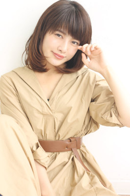 ナチュラルワンカール 大人ボブ