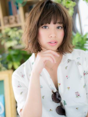 色っぽかわいい★小顔スイングカールミディ