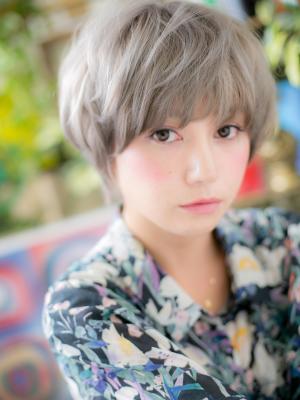 ハイトーンベージュ☆小顔マッシュ
