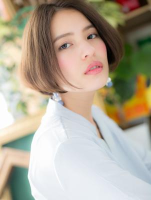 クールボブで…前下がり美シルエット