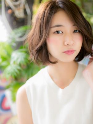大人の上品さ◎暗髪大人ボブ