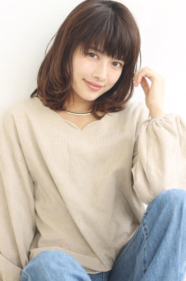 ワンカールデジタルパーマ ナチュラルグラデーション