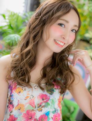 センターパート☆小顔グラマラスカール