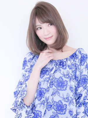 王道ツヤ髪ボブ