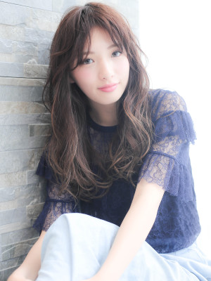 大人かわいい柔らかパーマ