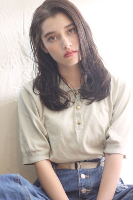 外国人風抜け感ロング