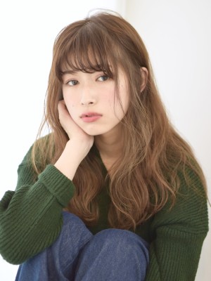 ベイビーバング×ニュアンスロング