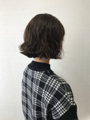【prize池袋】YUKO ハイライトx切りっぱなしボブ