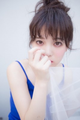 ほつれお団子スタイルで女子力アップヘアー☆