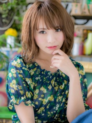 くせ毛風カール♪ラブふわミディ