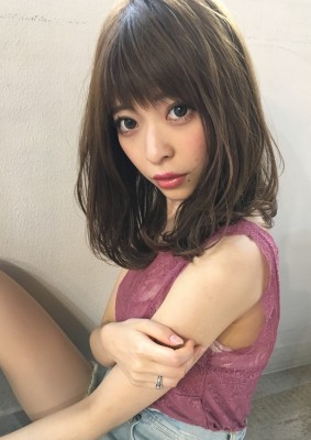 大人ワンカール小顔ミディ