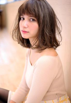 【重山祐亮】大人フェミニングレージュボブ♪