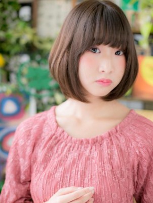 ツヤ感フェミニン＊大人ボブ