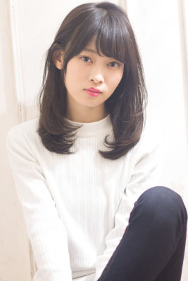 ツヤ髪ロングヘア