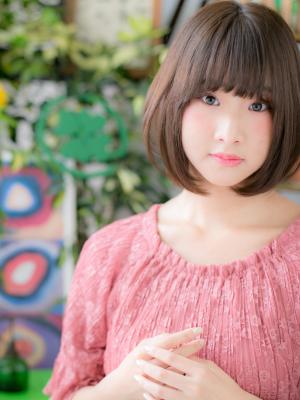 ツヤ感フェミニン＊大人ボブ