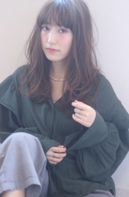 大人ラフウェーブモテセミロング