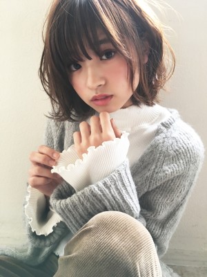 大人女性人気！小顔愛されフェミニンパーマ