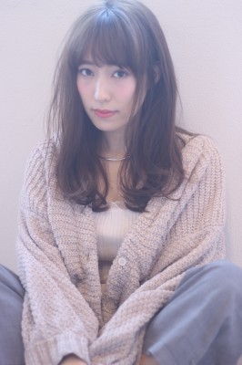 大人小顔ワンカールセミミディ