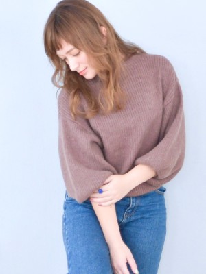 外国人風ラフウェーブ