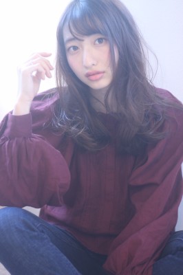 とろみデジタルパーマフェミニンセミロング