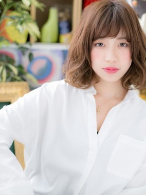 ランダムカールで魅せる♪くせ毛風抜け感style