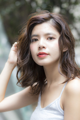 【miel hair新宿】ラフな抜け感セミディ ♪