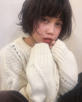 ゆるフェミニンウェーブショート