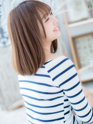 大人かわいい、ツヤ感小顔ワンカール