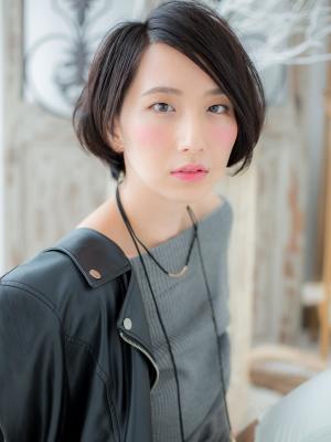 アシンメトリーで格上げ*黒髪大人ボブ*