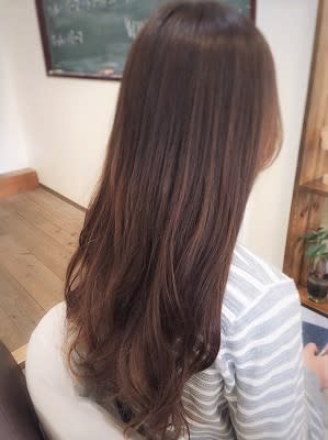 コテでゆる巻き・ロング?
