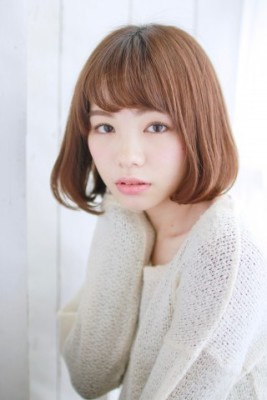 うるツヤワンカールボブスタイル