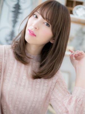 大人かわいい斜めバングで♪お姉さんワンカール