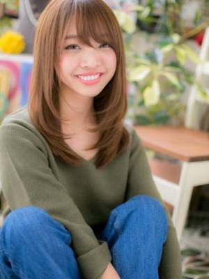 斜めバング☆目力UP！ワンカール