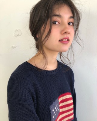 短くても出来る簡単こなれアップヘア 短くても出来る簡単こなれアップヘアのイメージ画像