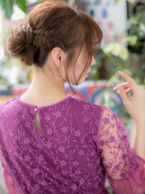 小顔パーティセット☆大人可愛いゆるふわシニヨンヘアアレンジ 小顔パーティセット☆大人可愛いゆるふわシニヨンヘアアレンジのイメージ画像