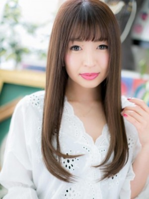 小顔・ナチュラル・フェミニンストレート