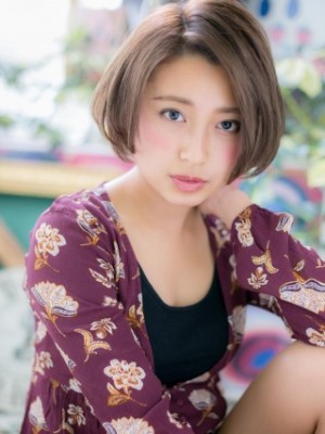 こなれ感…ひし形大人ボブ