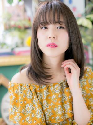 ツヤ髪☆小顔ナチュラルストレート