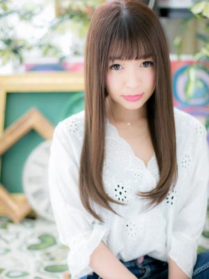 小顔・ナチュラル・フェミニンストレート