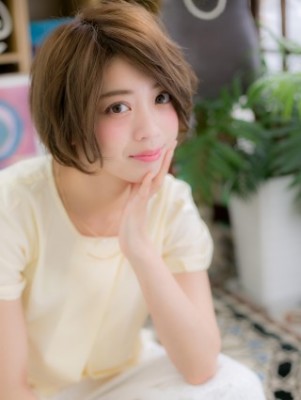 ちょい甘☆モテ系★エアリーな小顔ショート