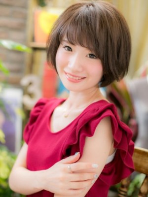 上品☆大人かわいいマッシュボブ