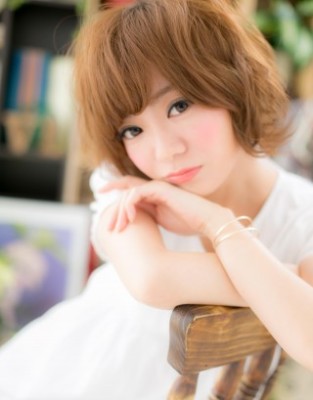 こなれ☆無造作ウェーブ大人ボブ