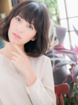 ナチュラルウェーブ☆大人かわいいふわミディ
