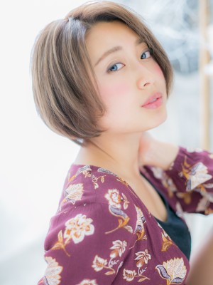 こなれ感…ひし形大人ボブ