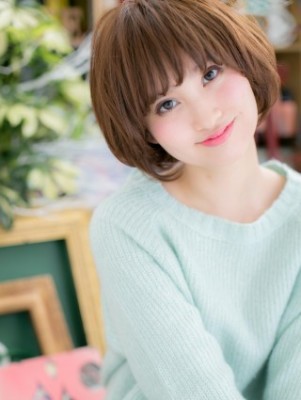 くせ毛風★小顔ベビーショート