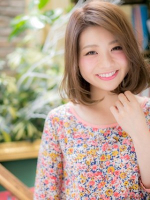 前下がりバルーンミディ♪ゆるかわ仕上げ