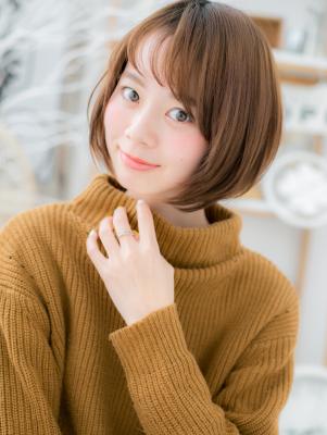 好感度大！王道★小顔☆前下がりボブ